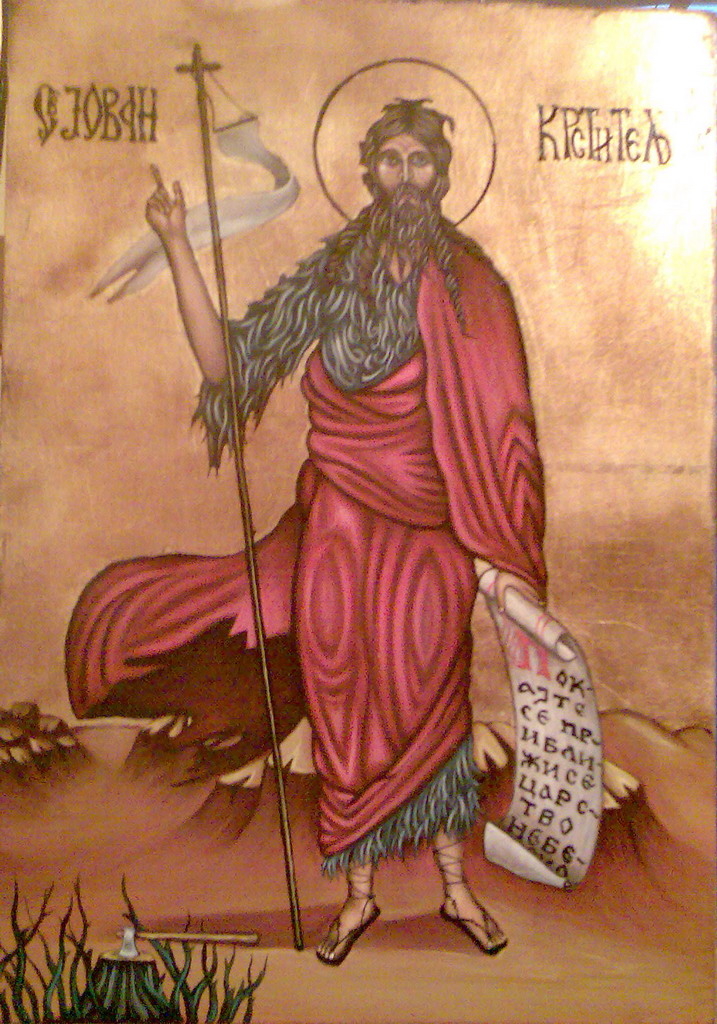 Sveti Jovan - akril na medijapanu